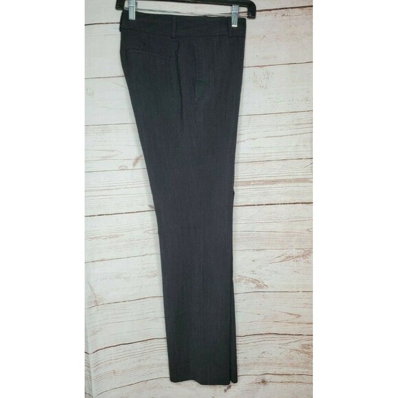 Doc & Amelia by Cintas Wool Blend Gray Women’s 2 Regular Dress Pants with Button - Picture 2 of 12